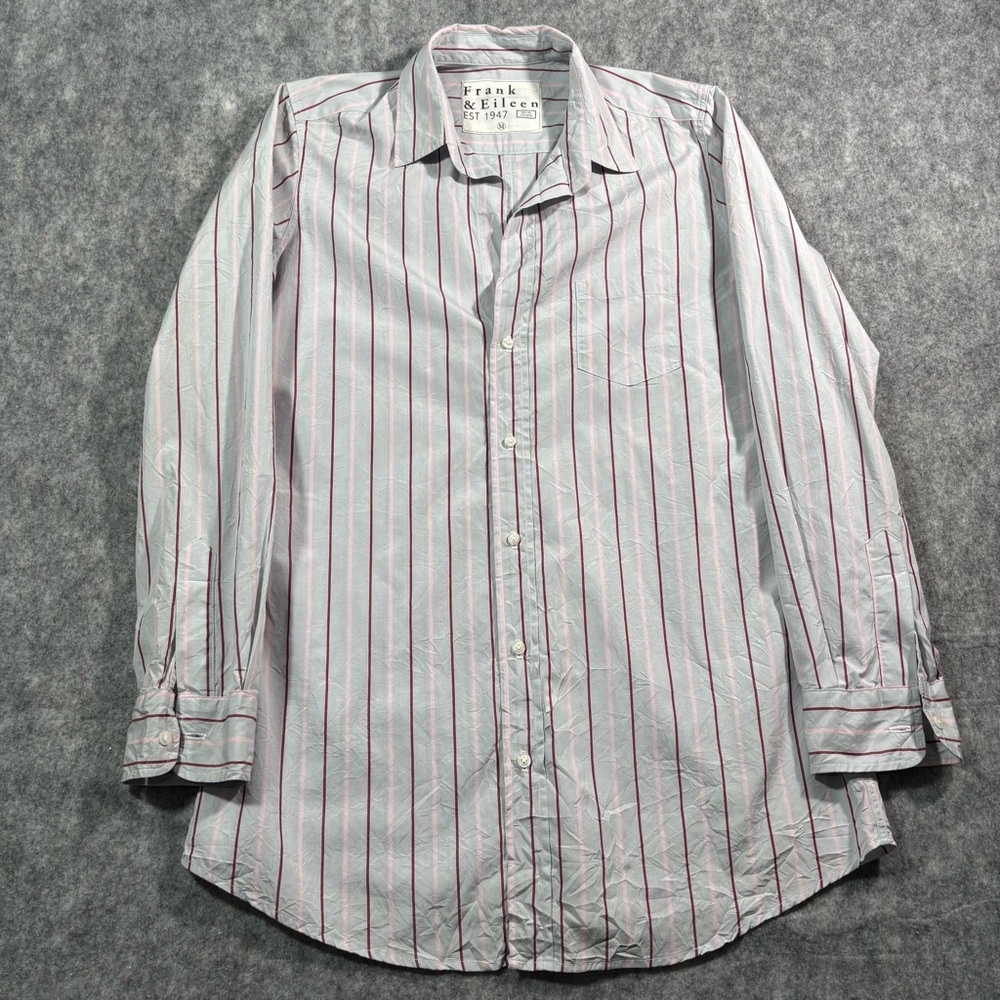 Frank & Eileen Mens Multicolor‎ Long Sleeve Button Down Shirt Size M
